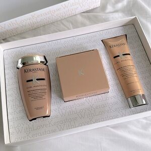 Kerastase Curl Manifesto gift set (Shampoo, mask, and leave-in treatment). NWT.